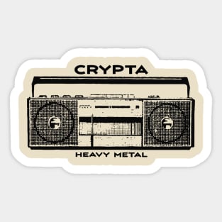 Crypta Sticker